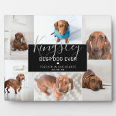 最高の愛犬 | フォトコラージュ ペットロス フォトプラーク (正面)