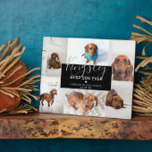 最高の愛犬 | フォトコラージュ ペットロス フォトプラーク (側面)