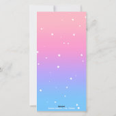 最高の感じPastel Gradientブックマークカード シーズンカード (裏面)