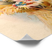 最高の感謝祭ヴィンテージ田舎の子 ポスター (角)