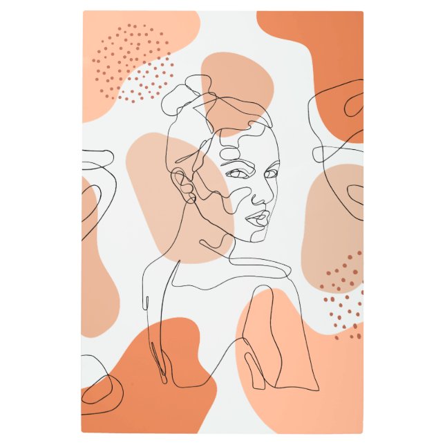 最高の抽象芸術金属絵を描壁 メタルプリント (正面)