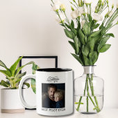 最高の操縦士の誕生日２ 写真 飛行機 雲 ツートーンマグカップ