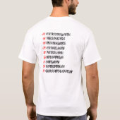 最高の攻撃者 Tシャツ (裏面)