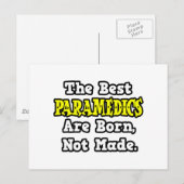 最高の救急医療隊員は生まれ成らぬ ポストカード (正面/裏面)