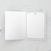 最高の教えハートの先生 サンキューカード (内部)