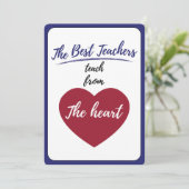 最高の教えハートの先生 サンキューカード (スタンド正面)