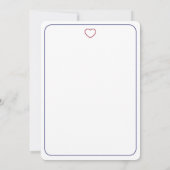 最高の教えハートの先生 サンキューカード (裏面)