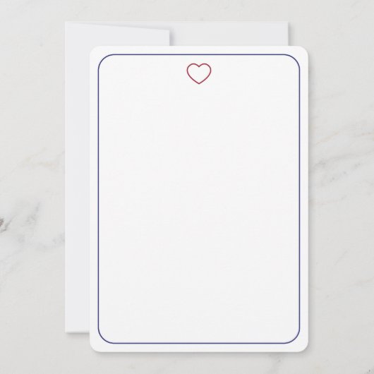 最高の教えハートの先生 サンキューカード (裏面)