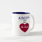 最高の教えハートの先生 ツートーンマグカップ (正面右)