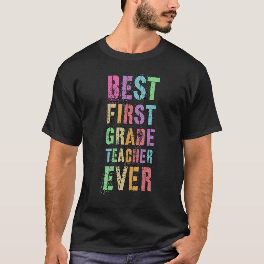 最高の教え1年生先生の第1年生Appre Tシャツ (正面)
