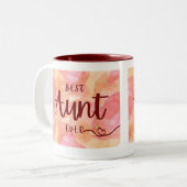 最高の数々のピンク ツートーンマグカップ (正面左)