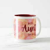 最高の数々のピンク ツートーンマグカップ (正面右)