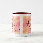 最高の数々のピンク ツートーンマグカップ (中央)