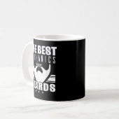 最高の整備士はひげを生やしている コーヒーマグカップ (正面左)