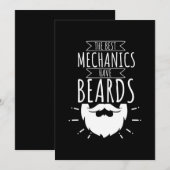 最高の整備士はヒゲを生やしている 招待状 (正面/裏面)