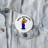 最高の整備士ボタン – メス整備士 缶バッジ (インサイチュ)