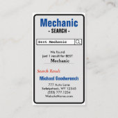 最高の整備士 名刺 (正面)