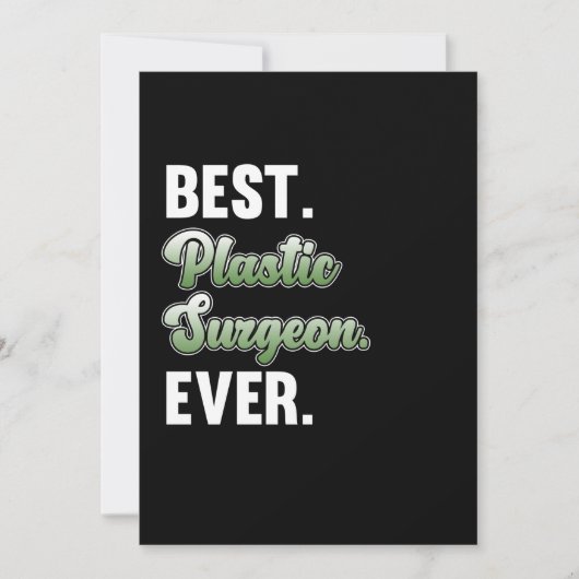 最高の整形外科医 サンキューカード (正面)