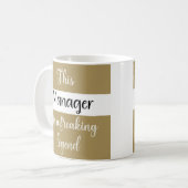 最高の料理人のおもしろいユーモア  コーヒーマグカップ (正面左)