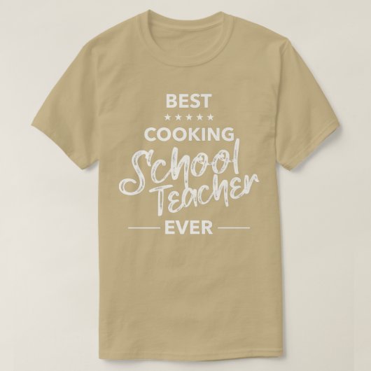 最高の料理先生カッコいいランキング Tシャツ (デザイン正面)