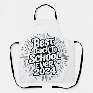 最高の新学期2024年デザイン エプロン