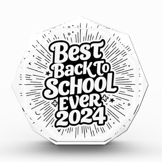 最高の新学期2024年デザイン フォトブロック (正面)