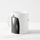 最高の新郎 コーヒーマグカップ (正面左)