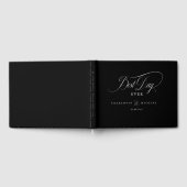 最高の日だ！エレガント結婚の ゲストブック (全面)