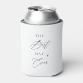 最高の日に Wedding Can Cooler | シンプルなデザイン 缶クーラー (缶正面)