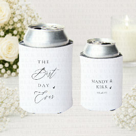 最高の日に Wedding Can Cooler | シンプルなデザイン 缶クーラー