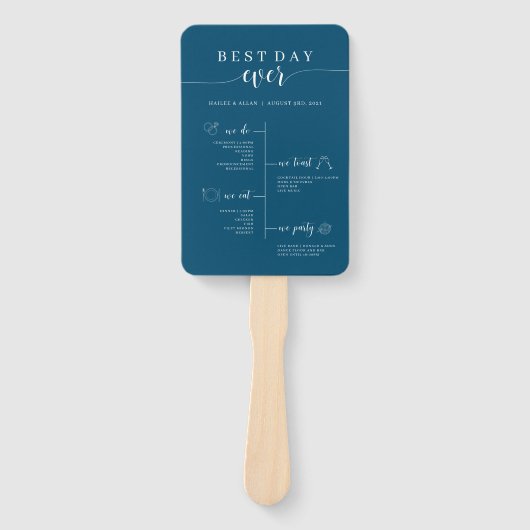 最高の日のタイムラ結婚インプログラム ハンドファン (正面)