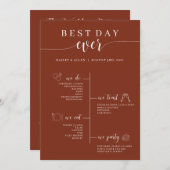 最高の日のタイムラ結婚インプログラム プログラム (正面/裏面)