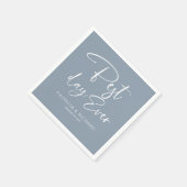 最高の日のモダン書道結婚 スタンダードカクテルナプキン (角)