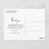 最高の日の写真結婚コラージュ ポストカード (裏面)