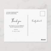 最高の日の写真結婚コラージュ ポストカード (裏面)