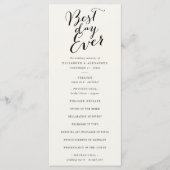 最高の日の刻々クラシックと書結婚道 プログラム (正面)