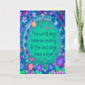 最高の日はスタート勇気付けられる カード (正面)