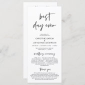 最高の日はミニマモダンリス結婚ト プログラム (正面/裏面)