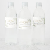 最高の日エレガントの結婚緑 ペットボトルラベル (ボトル)