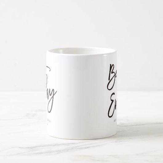 最高の日パーソナライズされた々 コーヒーマグカップ (中央)