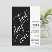 最高の日前2ペイミニマルンブラック結婚ズ 招待状 (スタンド正面)