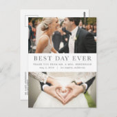 最高の日感謝はがき ポストカード (正面/裏面)