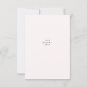 最高の日結婚の写真サンキューカード サンキューカード (裏面)