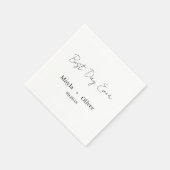 最高の日結婚の昼寝 スタンダードカクテルナプキン (角)