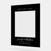 最高の日 |の結婚フォトプロップフレーム アクリルサイン