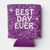 最高の日 |グリッター紫 缶クーラー (裏面)