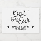 最高の日 スパークリングワインラベル (シングルラベル)