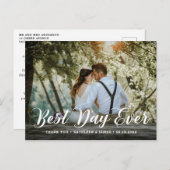 最高の日 | 結婚の写真 ポストカード (正面/裏面)