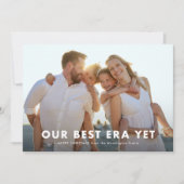 最高の時代 まだまだ シンプル ミニ 3 枚の写真 シーズンカード (正面)