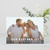 最高の時代 まだまだ シンプル ミニ 3 枚の写真 シーズンカード (スタンド正面)